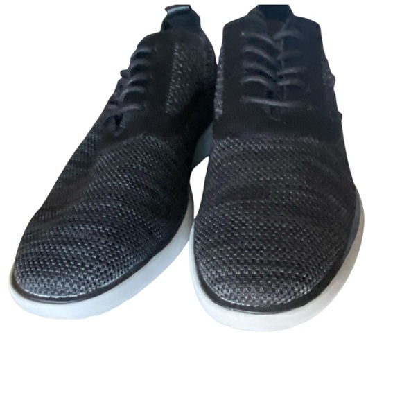 G.H.‎ Bass Men\'s Connor KT Casual Lace-up Oxford Black/Grey Knit Upper